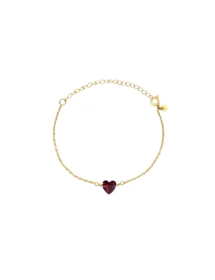 Bracciale dorato Candy con rodolite Donna Breil