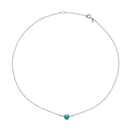 Collana Candy in acciaio con pietra turchese Donna Breil