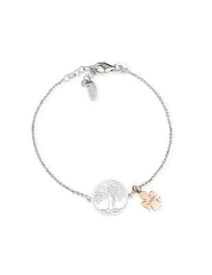 BRACCIALE ALBERO DELLA VITA E ANGELO DONNA AMEN 