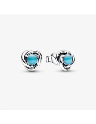 Orecchini Cerchi Eterni Turchesi Dicembre DONNA Pandora