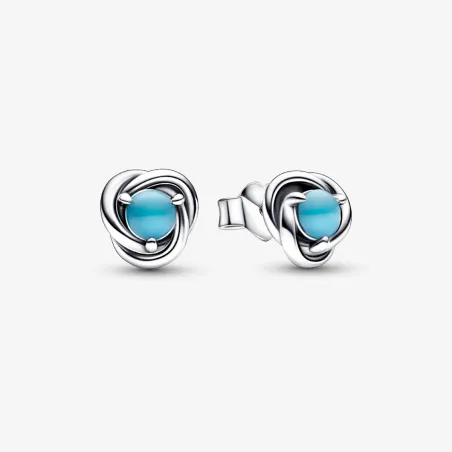 Orecchini Cerchi Eterni Turchesi Dicembre DONNA Pandora