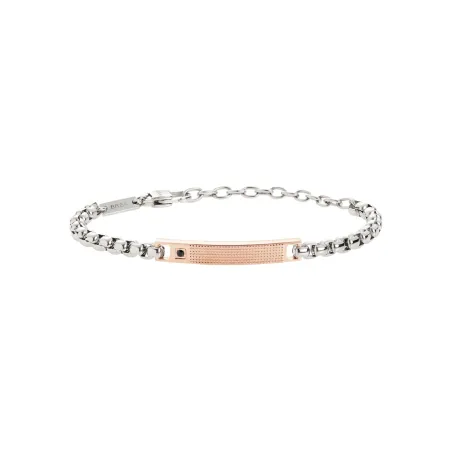 Bracciale TAG AND CROSS BICOLOR Rose UOMO Breil TJ3227 Breil