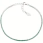 Bracciale Tennis zirconi bianchi e verdi Amen Bracciale Tennis zirconi bianchi e verdi Amen