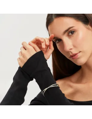 Bangle Lightline in acciaio Donna Breil