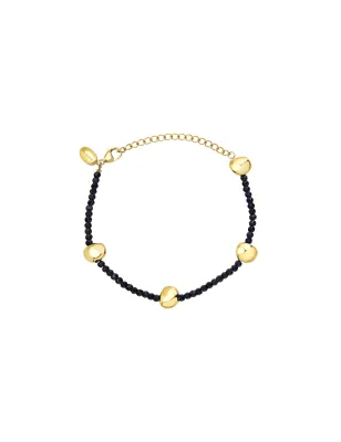 Bracciale B Rocks in Sandstone e acciaio dorato Donna Breil