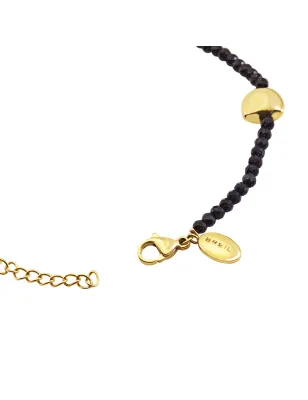 Bracciale B Rocks in Sandstone e acciaio dorato Donna Breil