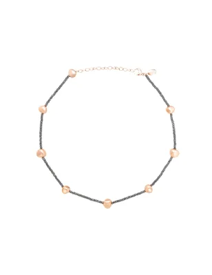 Collana B ROCKS EMATITE E ACCIAIO IP ROSE DONNA Breil TJ3289 Breil