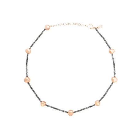 Collana B ROCKS EMATITE E ACCIAIO IP ROSE DONNA Breil TJ3289 Breil