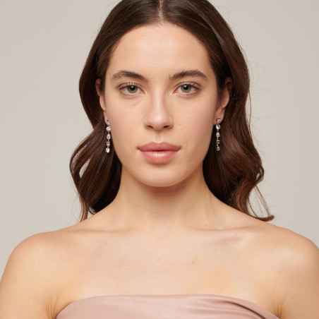 ORECCHINI SYMPHONIA LUNGHI IN ACCIAIO DONNA BROSWAY 