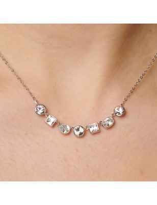 Collana SYMPHONIA ACCIAIO E CRISTALLI DONNA Brosway