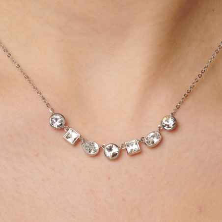 Collana SYMPHONIA ACCIAIO E CRISTALLI DONNA Brosway