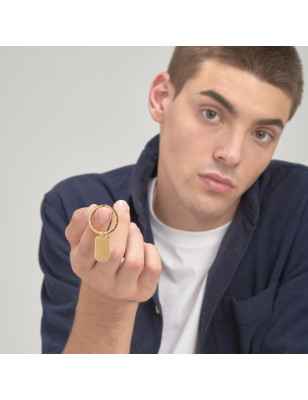 Portachiavi INK Acciaio Pvd Oro 14K UOMO Brosway