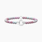 BRACCIALE AGATA ROSA STRIATA MAMANONMAMA DONNA KIDULT 