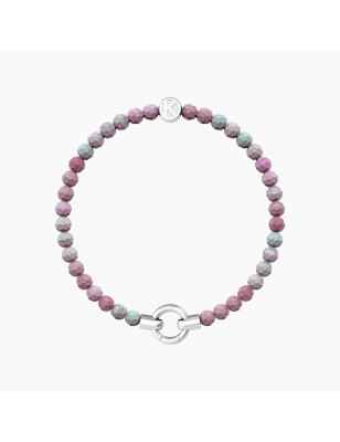 BRACCIALE AGATA ROSA STRIATA MAMANONMAMA DONNA KIDULT  732202 Kidult