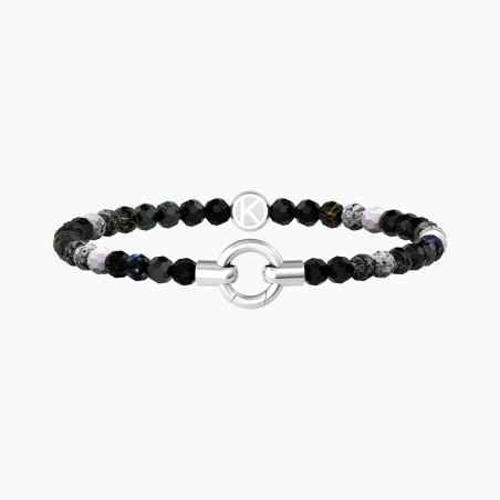 BRACCIALE AGATA NERA STRIATA MAMANONMAMA DONNA KIDULT  732203 Kidult