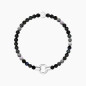 BRACCIALE AGATA NERA STRIATA MAMANONMAMA DONNA KIDULT BRACCIALE AGATA NERA STRIATA MAMANONMAMA DONNA KIDULT