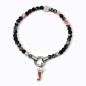 BRACCIALE AGATA NERA STRIATA MAMANONMAMA DONNA KIDULT BRACCIALE AGATA NERA STRIATA MAMANONMAMA DONNA KIDULT