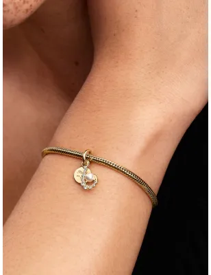 Charm Pendente Uncino e Perla Artificiale Donna Pandora 763891C01 Pandora