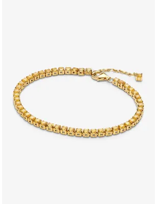 Bracciale Tennis cristalli gialli Donna Pandora