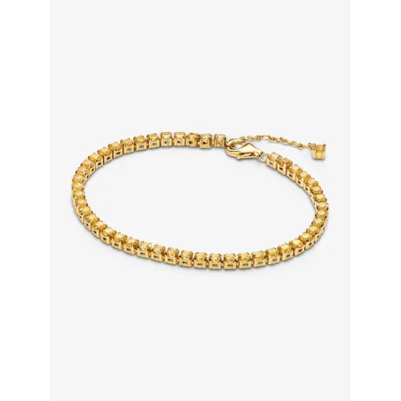 Bracciale Tennis cristalli gialli Donna Pandora