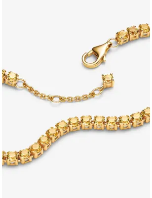 Bracciale Tennis cristalli gialli Donna Pandora