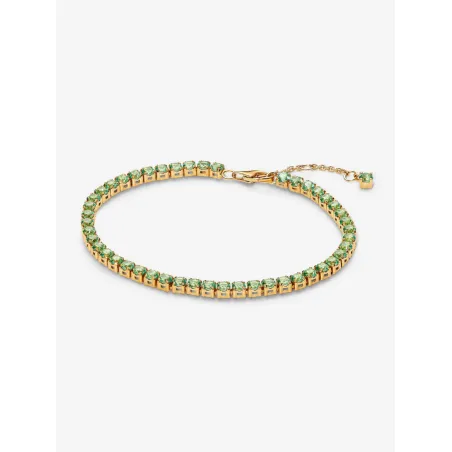 Bracciale Tennis cristalli verdi Donna Pandora