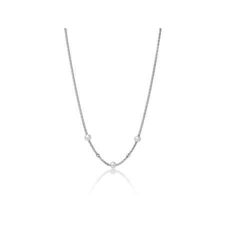 Collana catena in argento e perle Oriente DONNA Miluna Le Perle