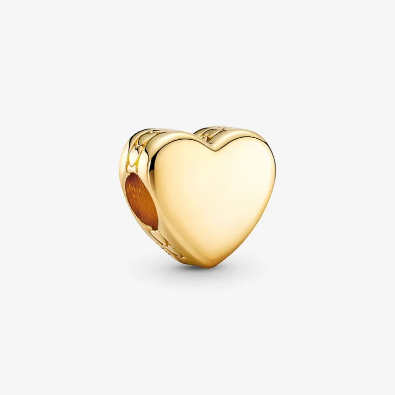 Charm Cuore placcatura oro 14k Donna Pandora Charm Cuore placcatura oro 14k Donna Pandora