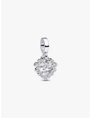 Charm Pendente Doppio Cuore Nessuna Come Te Donna Pandora