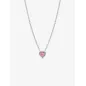 Collana Cuore in rilievo rosa Donna Pandora