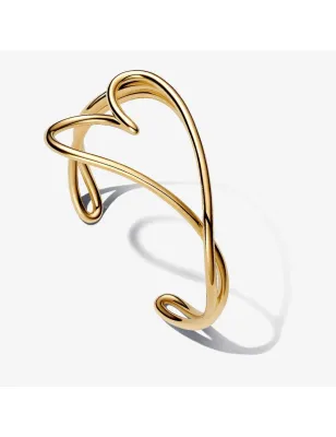 Bracciale aperto Cuore Linea Sinuosa Donna Pandora