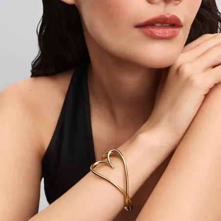 Bracciale aperto Cuore Linea Sinuosa Donna Pandora