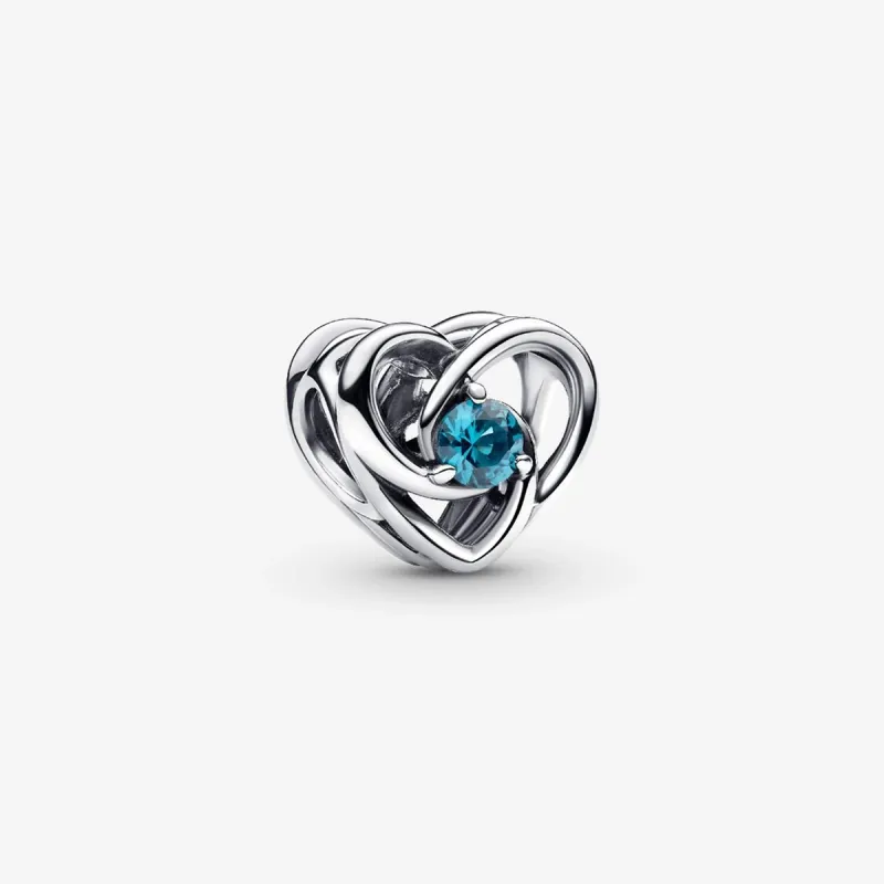 Charm Cuore Eterno Blu Donna Pandora