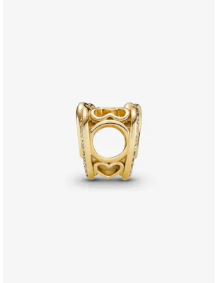 Charm Cuore Intrecciato dorato con pietre Donna Pandora - category_name - XDMG De Marchi Gianotti