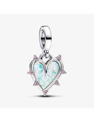 CHARM PENDENTE CUORE DELL'AMICIZIA OPALE DONNA PANDORA 