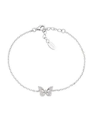 Bracciale Farfalla con zirconi bianchi Donna Amen