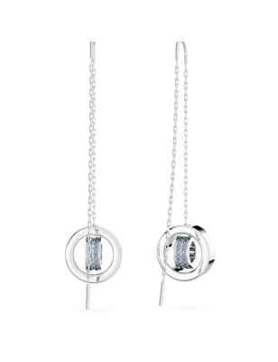ORECCHINI PENDENTI HOLLOW ANELLO CONCATENATO DONNA SWAROVSKI  - category_name - XDMG De Marchi Gianotti