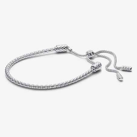 BRACCIALE REGOLABILE MAGLIA GEOMETRICA DONNA PANDORA MOMENTS