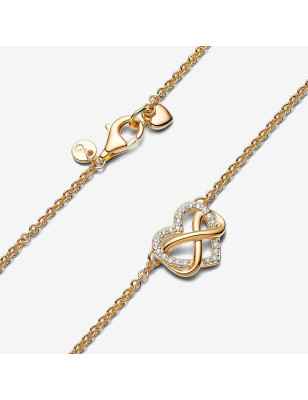 COLLANA CUORE INFINITO PIETRE LUMINOSE PANDORA