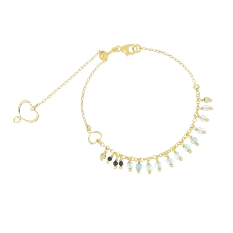 Bracciale Frange Acquamarina Donna Maman et Sophie Bracciale Frange Acquamarina Donna Maman et Sophie