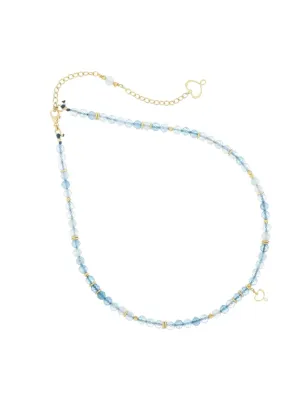 Collana Girocollo Pietre di Acquamarina Donna Maman et Sophie