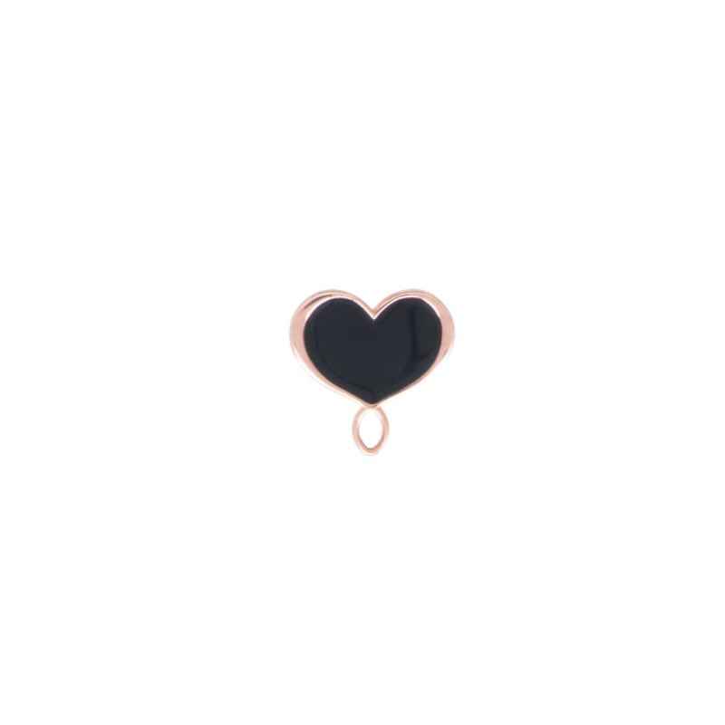 Monorecchino Cuore Maman Grande Nero DONNA Maman et Sophie Monorecchino Cuore Maman Grande Nero DONNA Maman et Sophie