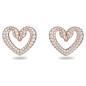 ORECCHINI ORO ROSA DONNA SWAROVSKI UNA ORECCHINI ORO ROSA DONNA SWAROVSKI UNA