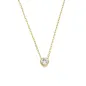 Collana Dorata Amore con Solitario a Cuore Donna Amen Collana Dorata Amore con Solitario a Cuore Donna Amen