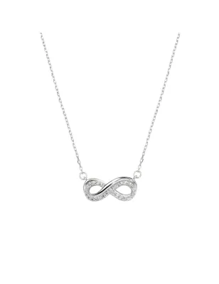 Collana Amore Infinito con zirconi Donna Amen