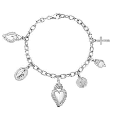 BRACCIALE SACRO CUORE MULTICHARM DONNA AMEN