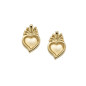 Orecchini a lobo dorati Mini Sacro Cuore Donna Amen Sacro Orecchini a lobo dorati Mini Sacro Cuore Donna Amen Sacro