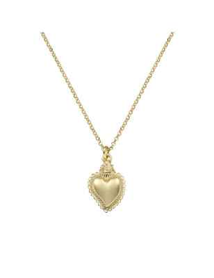 COLLANA CON MINI PENDENTE SACRO CUORE DORATO DONNA AMEN