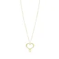 Collana con pendente Cuore Maman satinato grande Maman et Sophie