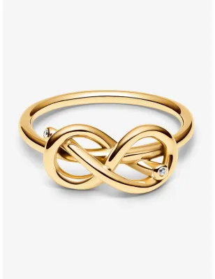 Anello dorato Legame Infinito Donna Pandora